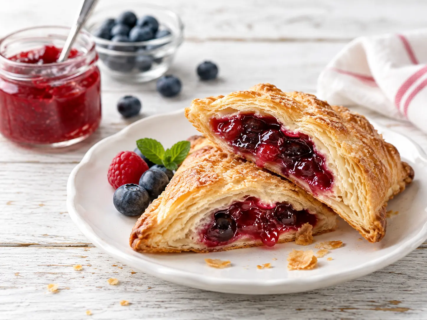 Clean Label Starch for stable berry fruit filling in baked pastry