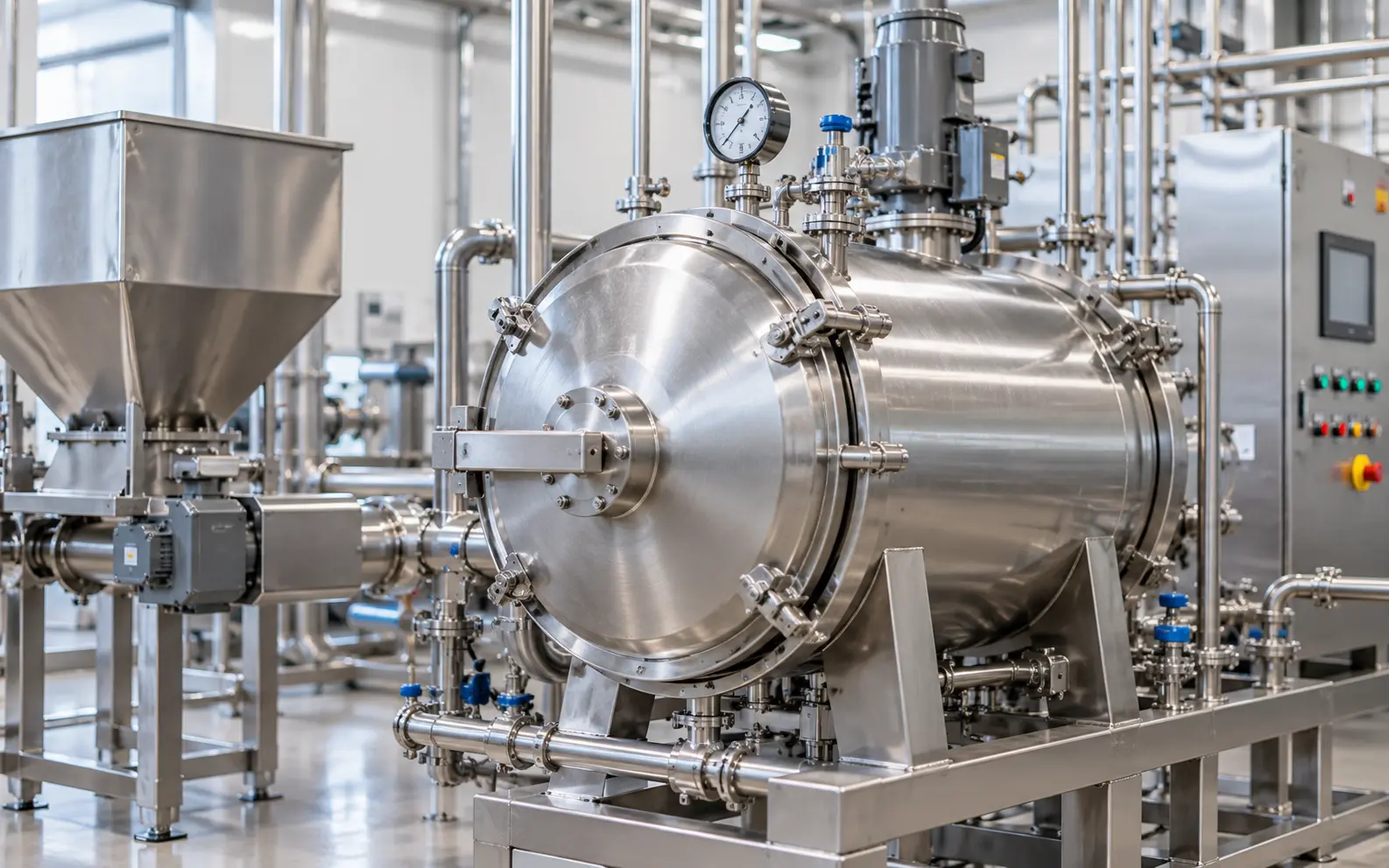 Clean Label Starch heat moisture treatment equipment in food processing facility