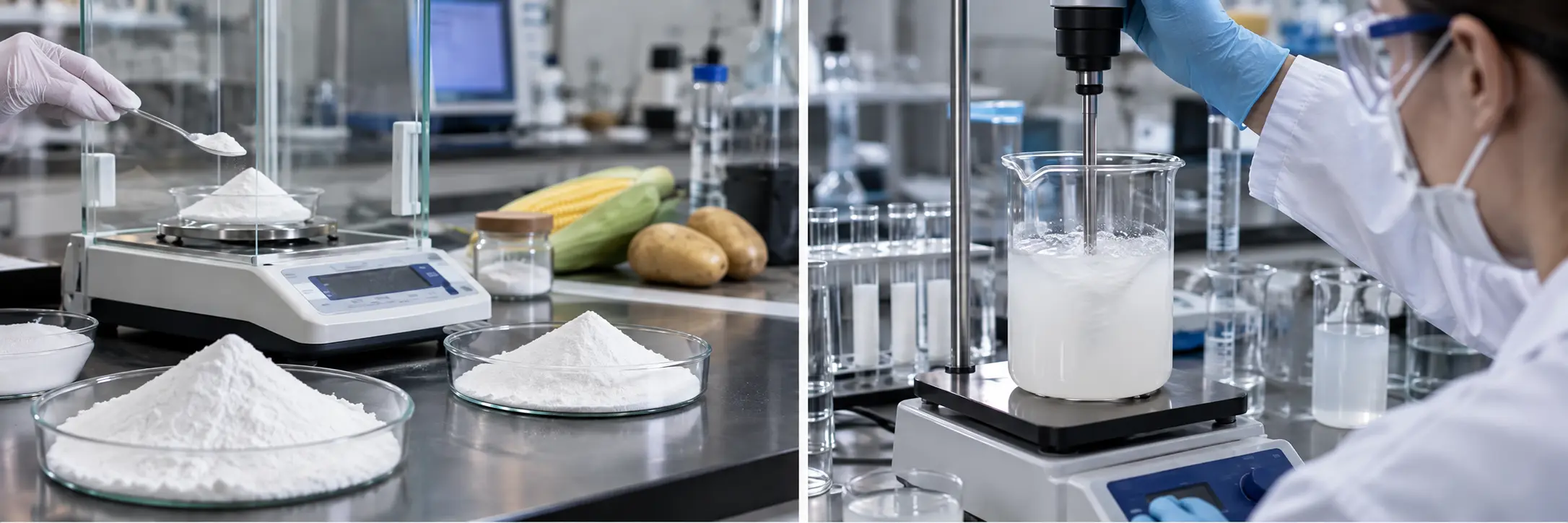 Tianjiang E1410 Monostarch Phosphate food-grade modified starch laboratory quality testing