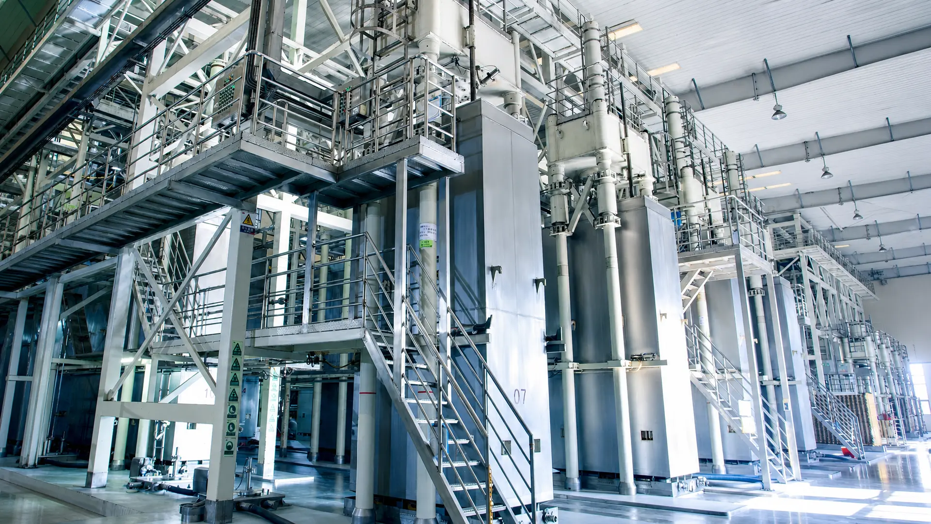 industrial processing equipment for modified starch production