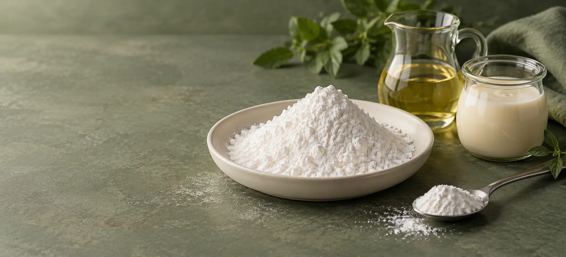 Starch powder with corn and potatoes
