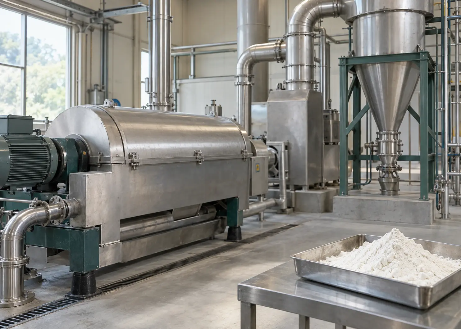 E1450 INS 1450 starch sodium octenyl succinate recovery and drying