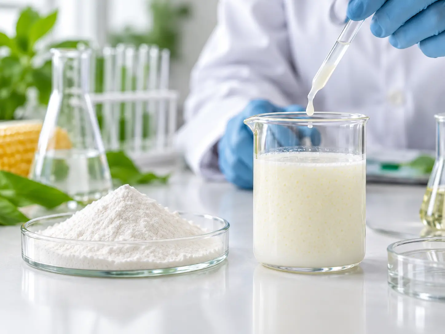 E1450 INS 1450 Starch Sodium Octenyl Succinate laboratory emulsion testing