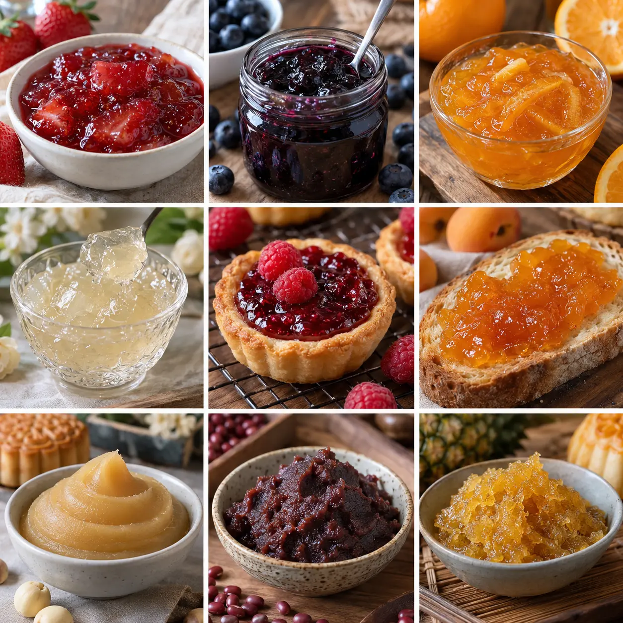 Modified starch for fruit jam filling and sauce applications