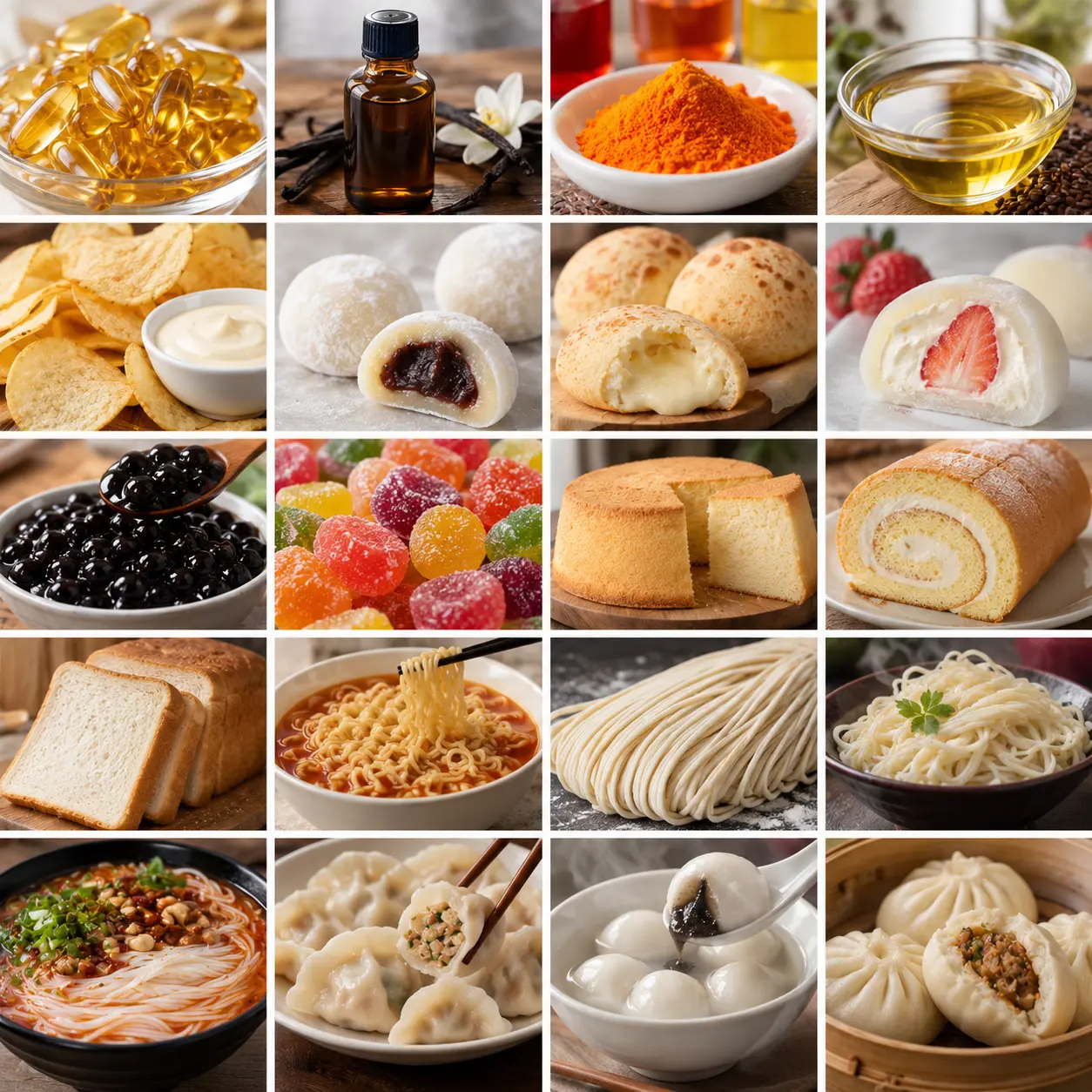 Modified starch for noodles and frozen food applications
